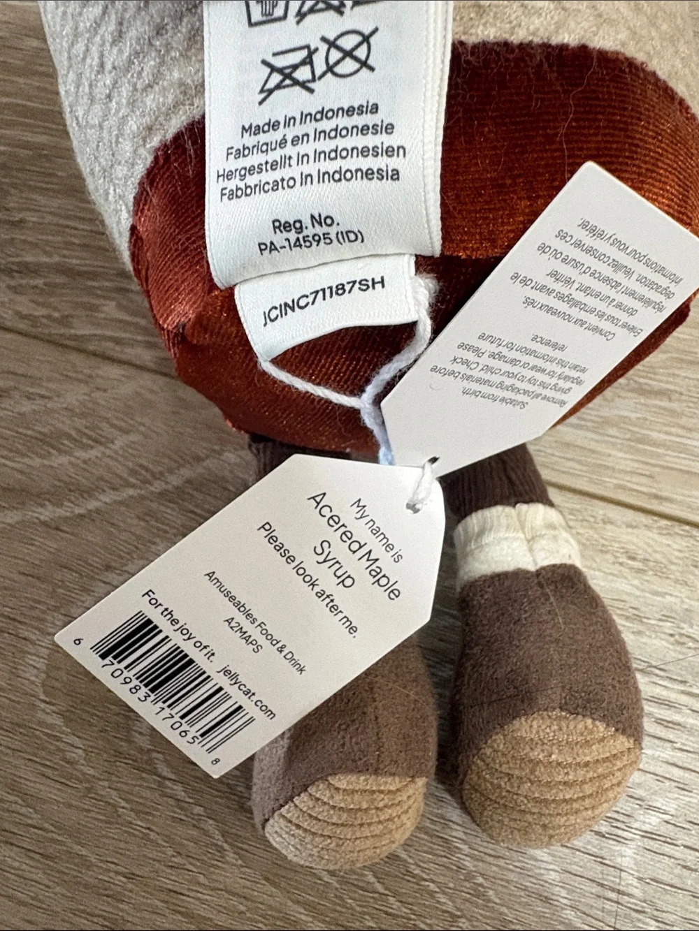 Jellycat Acered Maple Syrup - Picture 3 of 6